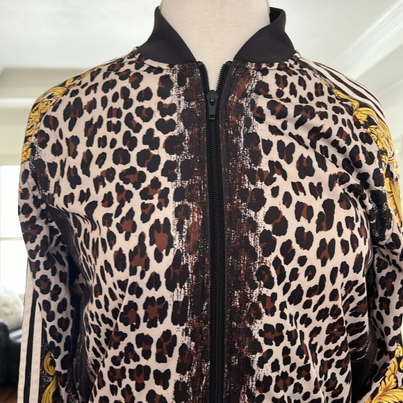 ADIDAS RARE JEREMY SCOTT LEOPARD FILIGREE ANGEL FULL ZIP TRACK Size M - Picture 6 of 11